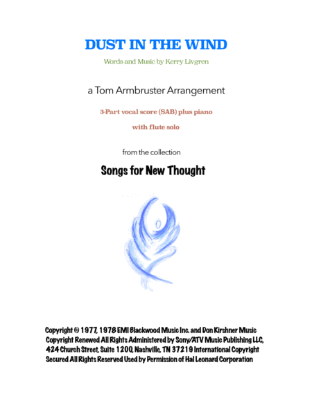 Dust In The Wind Sheet Music