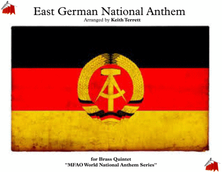 East German National Anthem Risen From Ruins Auferstanden Aus Ruinen For Brass Quintet Sheet Music