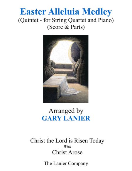 Free Sheet Music Easter Alleluia Medley Quintet String Quartet And Piano With Score Parts