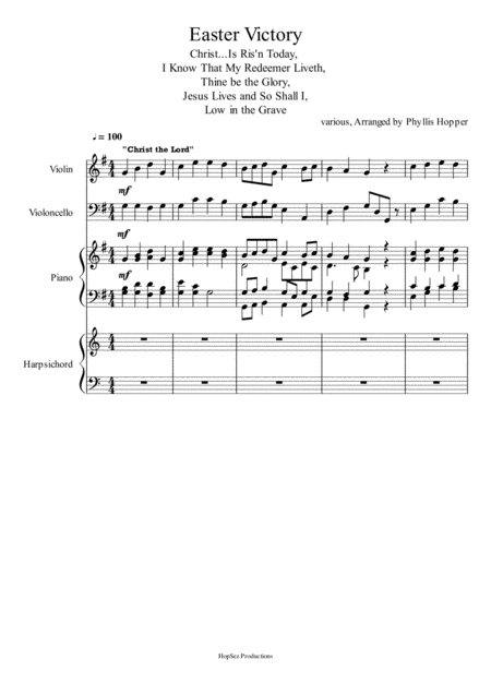 Easter Victory Sheet Music