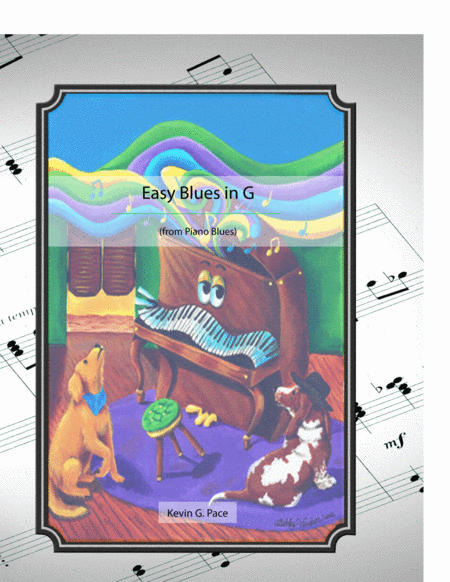 Easy Blues In G Original Piano Solo Sheet Music