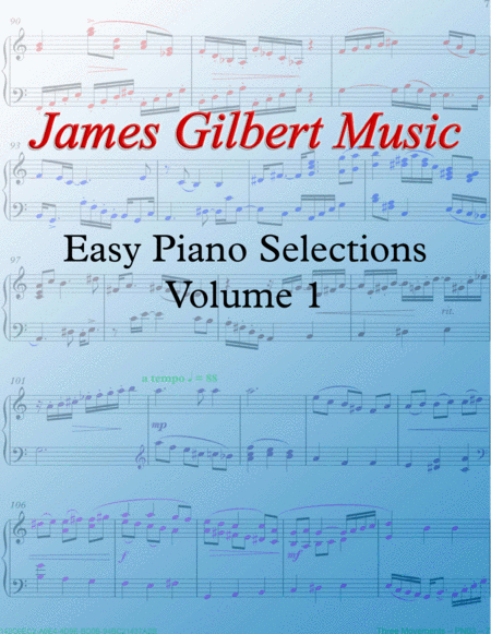 Free Sheet Music Easy Piano Selections Volume 1