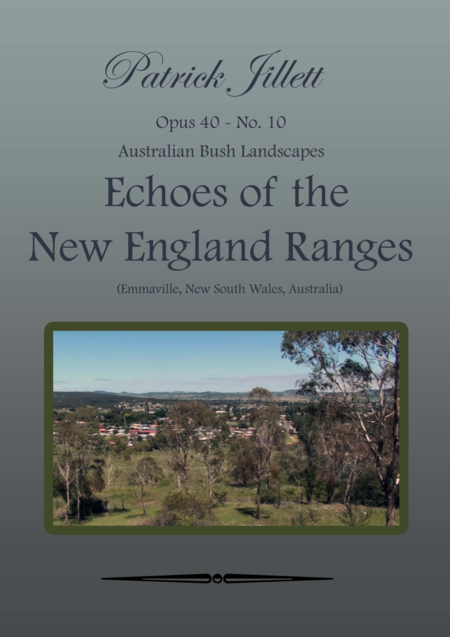 Echoes Of New England Ranges Australian Bush Landscapes Sheet Music