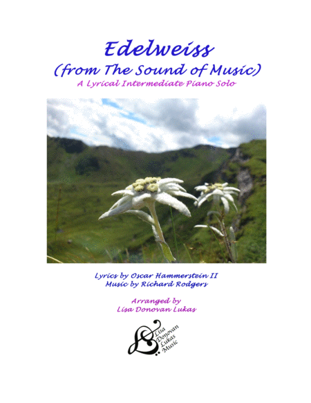 Edelweiss A Lyrical Intermediate Piano Solo Sheet Music