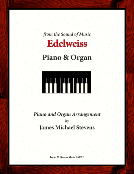 Free Sheet Music Edelweiss Piano Organ