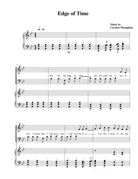 Edge Of Time Sheet Music