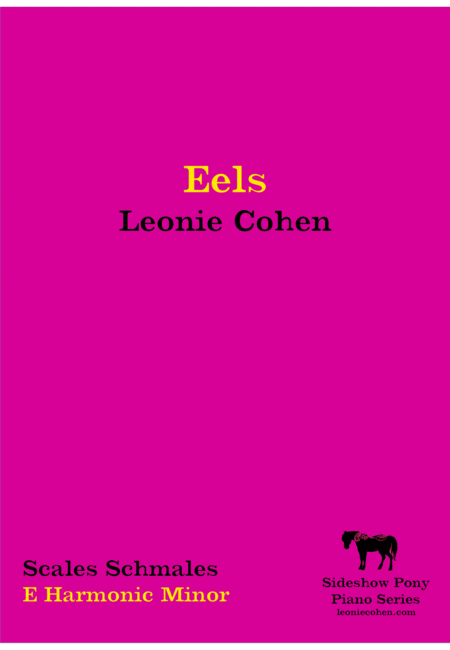 Eels Leonie Cohen Scales Schmales Sheet Music