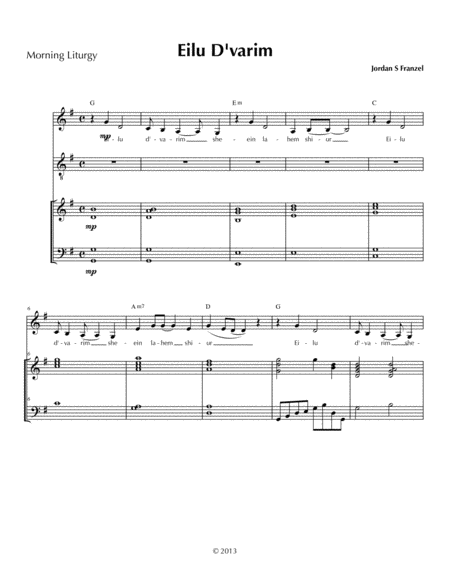 Eilu D Varim Sheet Music