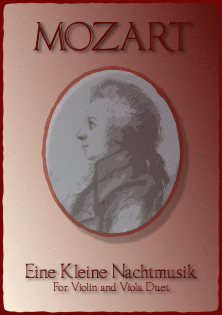 Eine Kleine Nachtmusik Allegro By W A Mozart Duet For One Violin And One Viola Sheet Music