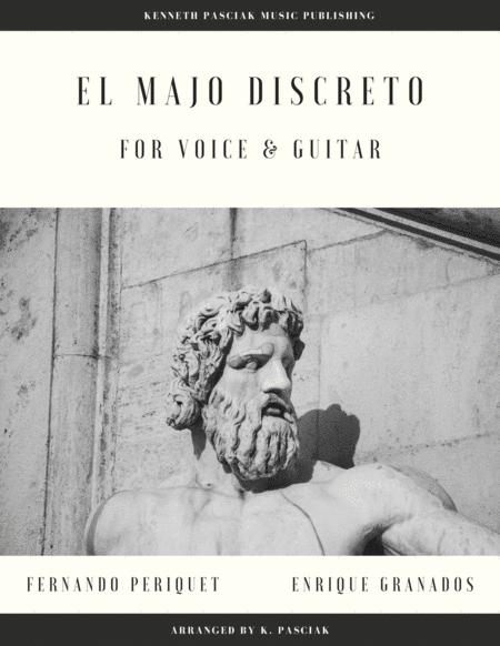 El Majo Discreto For Voice And Guitar Sheet Music