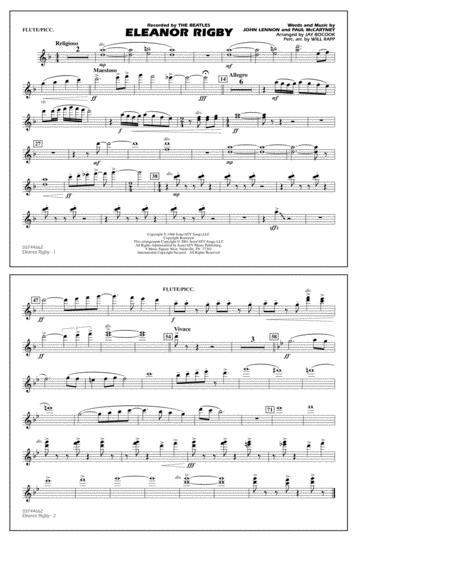 Eleanor Rigby Arr Jay Bocook Flute Piccolo Sheet Music