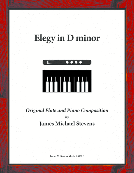 Free Sheet Music Elegy In D Minor Flute And Piano