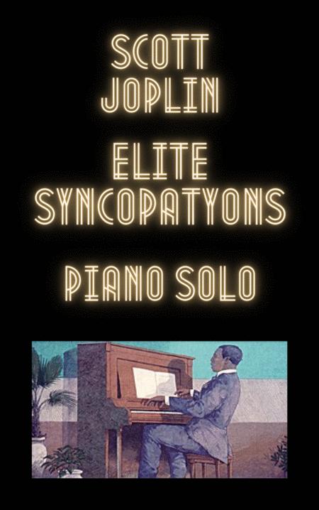 Elite Syncopations Joplin Piano Solo Sheet Music