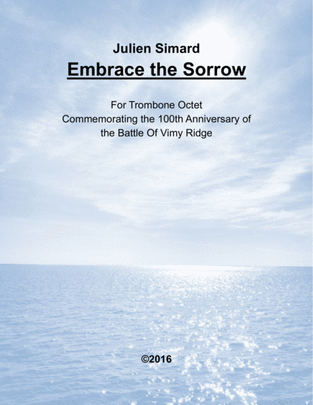 Embrace The Sorrow Sheet Music