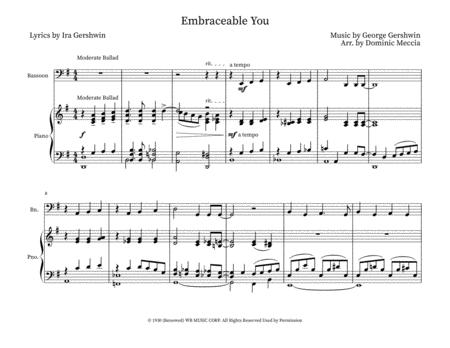 Embraceable You Bassoon And Piano Sheet Music