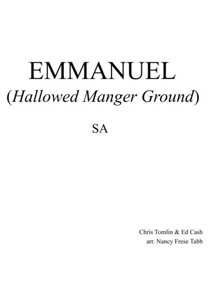 Emmanuel Hallowed Manger Ground Soprano And Alto Duet Sheet Music