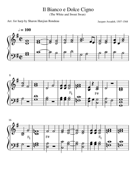 Emotional Refrain Film Cue Sheet Music