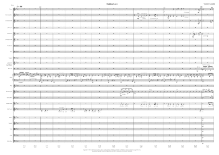 Endless Love Orchestra And Voice Score Only Sheet Music