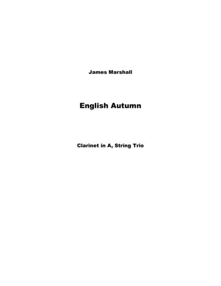 English Autumn Sheet Music