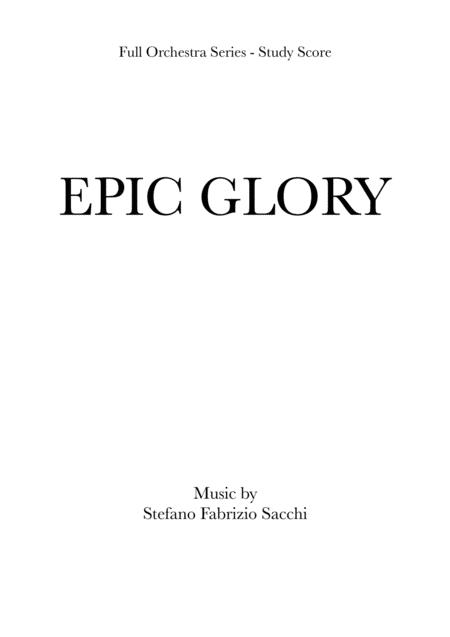 Epic Glory Sheet Music