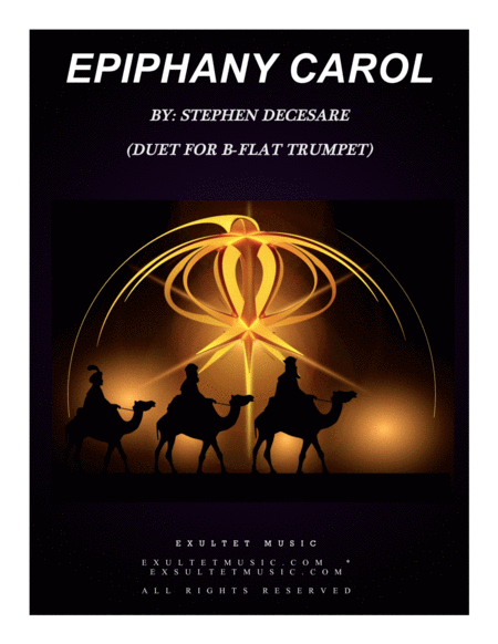 Epiphany Carol Duet For Bb Trumpet Sheet Music