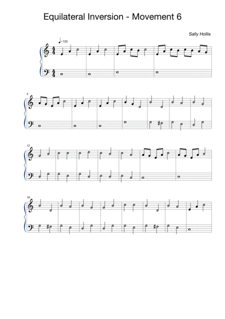 Equilateral Inversion Movement 6 Sheet Music