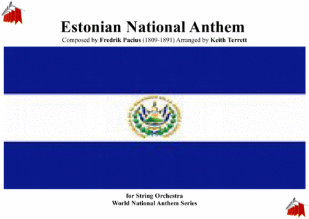 Estonian National Anthem For String Orchestra Mfao World National Anthem Series Sheet Music