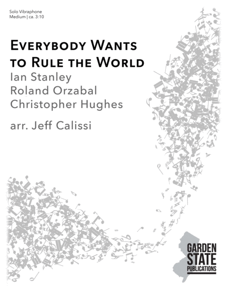 Everybody Wants To Rule The World Sheet Music