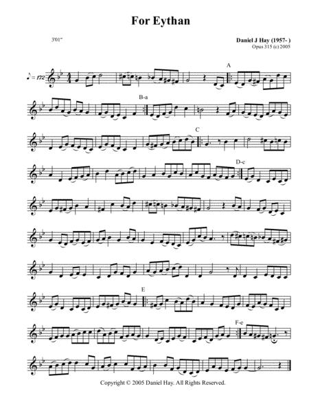 Eythan Treble Solo Sheet Music