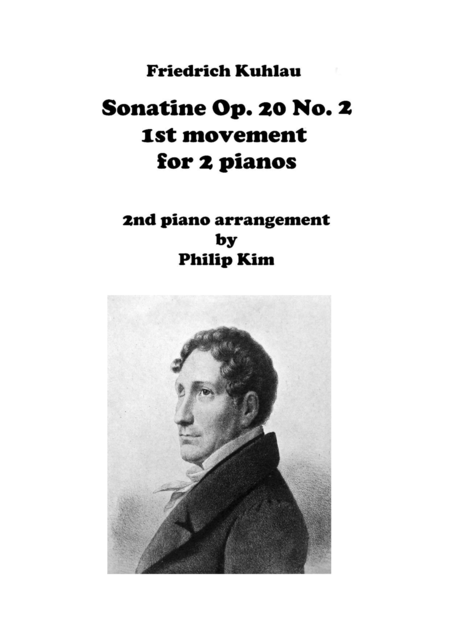 F Kuhlau Sonatine Op 20 No 2 First Movements For 2 Pianos Sheet Music