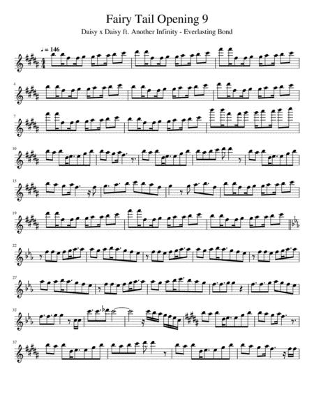 Fairy Tail Opening 9 Sheet Music