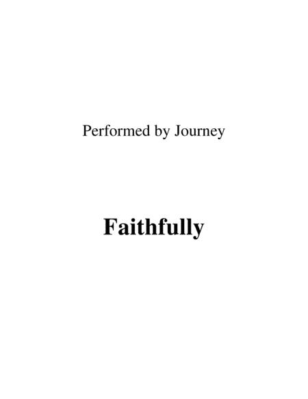 Faithfully Lead Sheet Performed By Journey Sheet Music