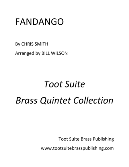 Free Sheet Music Fandango