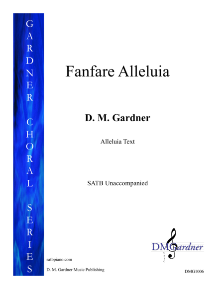 Free Sheet Music Fanfare Alleluia Satb Unaccompanied