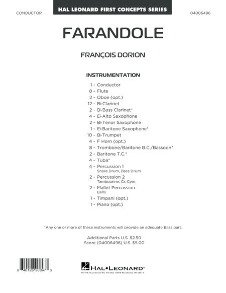 Free Sheet Music Farandole Conductor Score Full Score