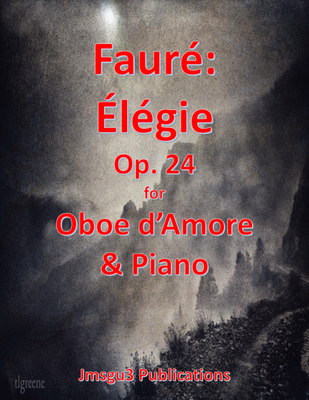 Faur Lgie Op 24 For Oboe D Amore Piano Sheet Music