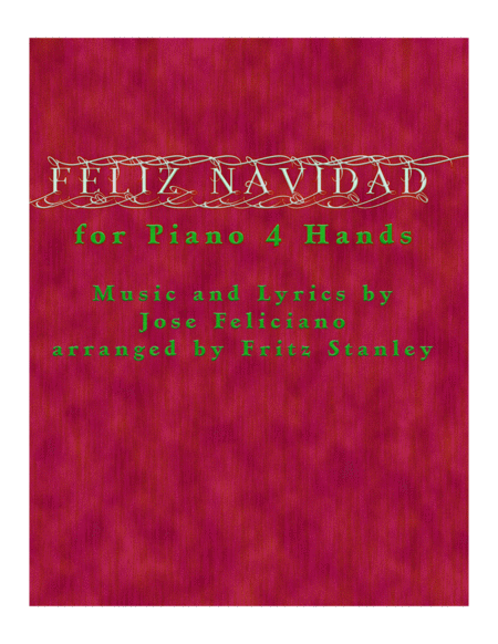 Feliz Navidad Piano Four Hands Sheet Music