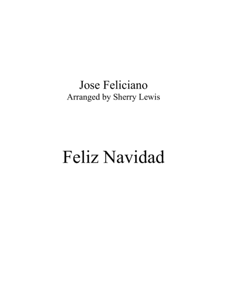 Feliz Navidad Violin Solo For Solo Violin Sheet Music