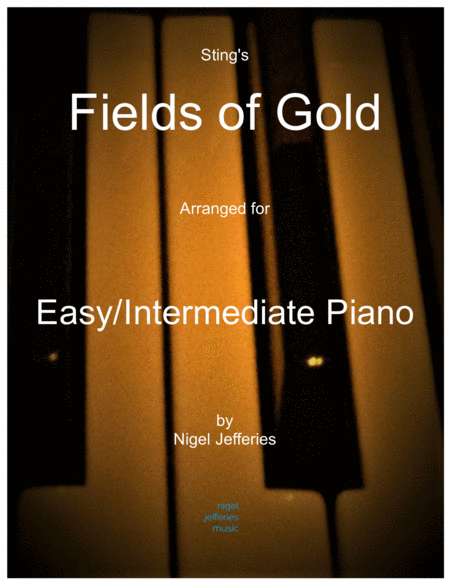 Free Sheet Music Fields Of Gold Arranged For Easy Intermediate Piano