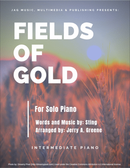 Free Sheet Music Fields Of Gold