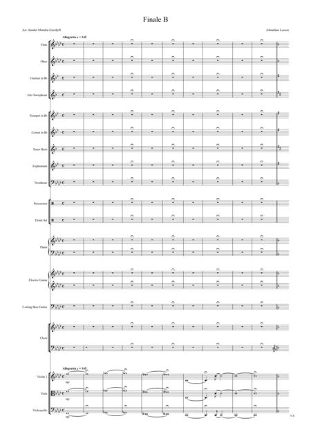 Free Sheet Music Finale B