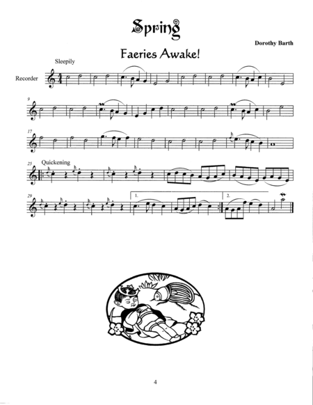 Finding The Faeries Voice Spring Sheet Music