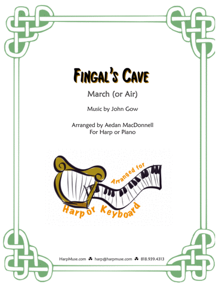 Free Sheet Music Fingals Cave Scotland