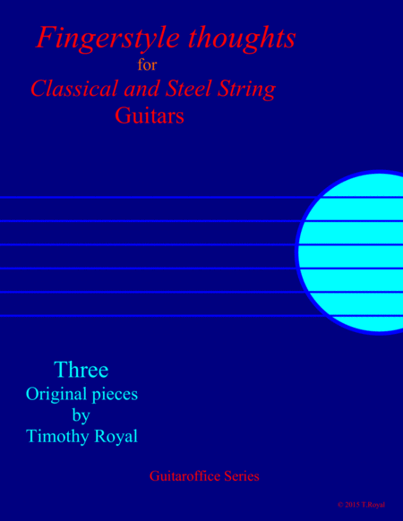 Free Sheet Music Fingerstyle Thoughts For Classical Steel String Guitars