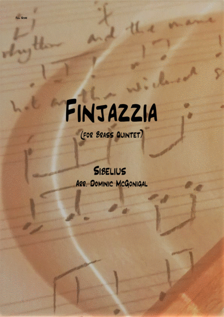 Finjazzia Finlandia Jazz Style Brass Quintet Sheet Music