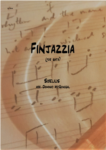 Free Sheet Music Finjazzia Finlandia Jazz Style Satb