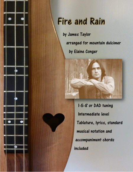 Free Sheet Music Fire And Rain