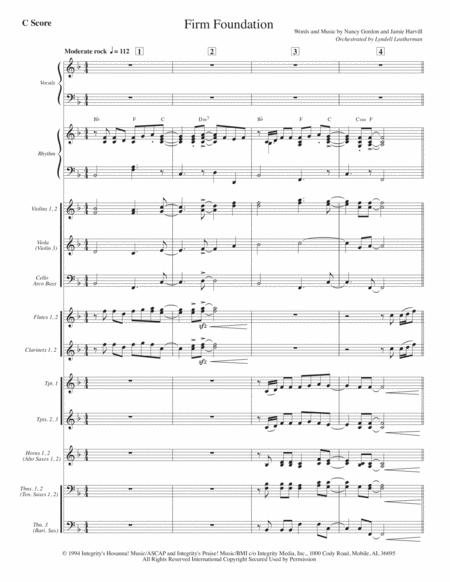 Firm Foundation Sheet Music