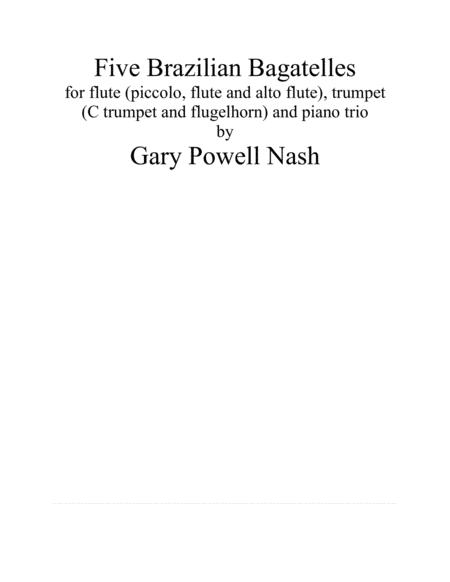 Free Sheet Music Five Brazilian Bagatelles