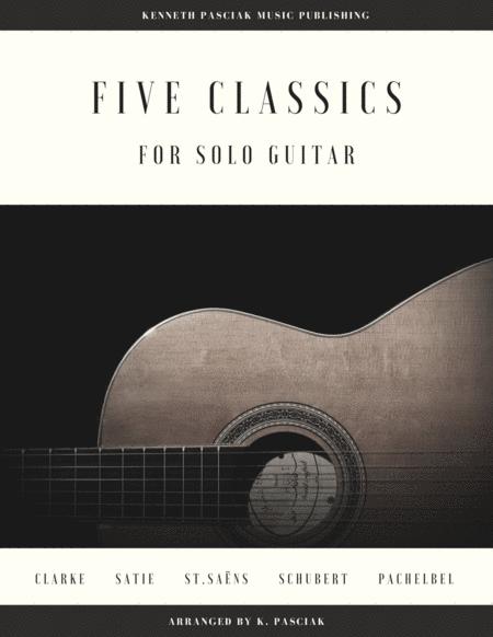 Five Classics For Solo Guitar Sheet Music